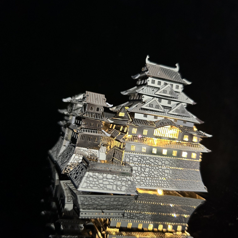 新しい蘇州庭園モデル高難易度三次元金属ビルディングブロック手作りパズルクリエイティブ|undefined