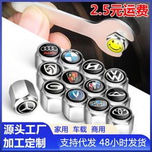 防盗汽车轮胎气嘴帽气门嘴盖电动摩托车胎芯套冒金属防尘盖帽通用
