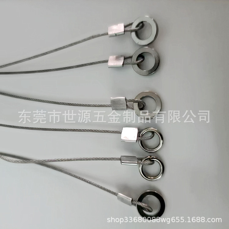 厂家直销钢丝绳加配件圆环