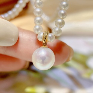 18K Gold Diamond Melon Seed Head Pendant Buckle Accessories Diamond Inlay Without Beads Without Chain Factory Direct Sale