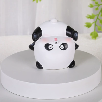 Cartoon Panda Blind Box Hand-Made | Car ornaments - panda-rolling-naughty