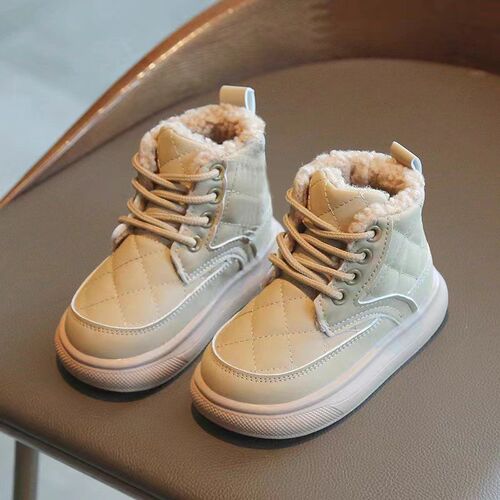 New Thick Winter Warm Casual Kids Cotton Boots for Both Boys and Girls, Martin Boots, Sporty and Durable, Double Layer Cotton Shoes