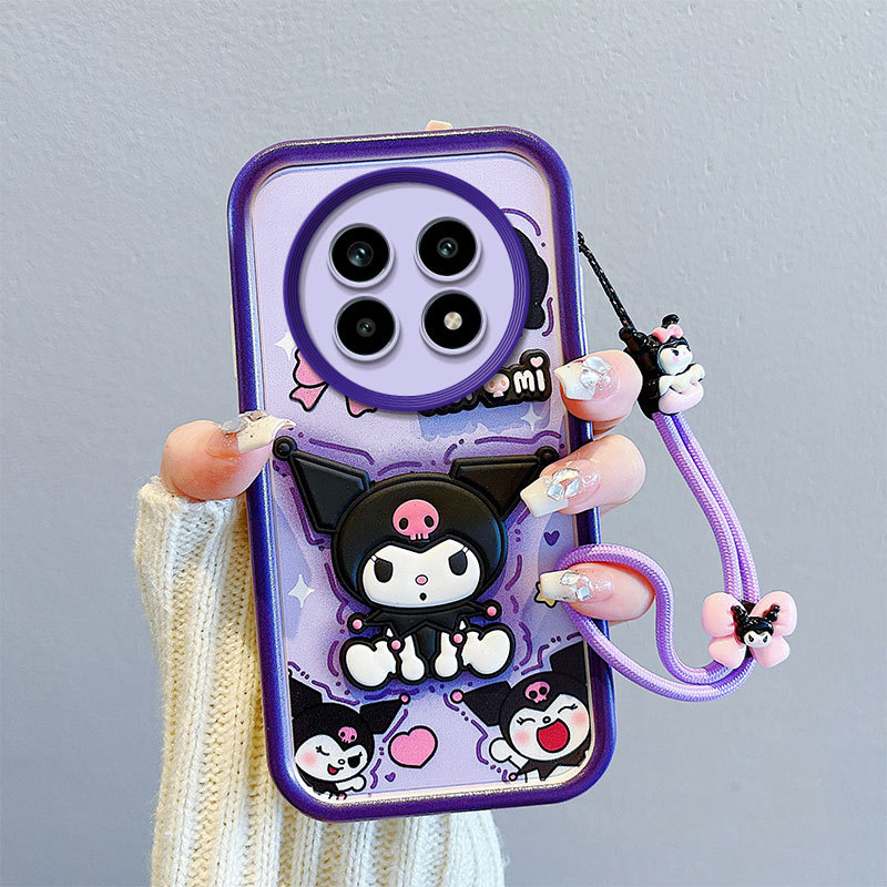 Suitable for Realme C75 Cartoon Doll 13Pro Full Edge Protection C63 Cute C55 Fashionable Female Oppo Phone Case V5