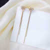 Silver needle, fashionable earrings, silver 925 sample, Korean style, city style, European style, simple and elegant design