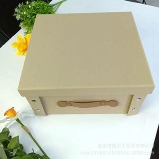 可折叠玩具存储盒无纺布包边大容量化妆品节日礼品收纳盒 定制
