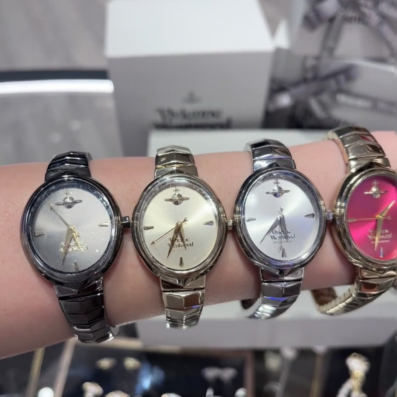 2025 New Empress Snake Year Limited Edition Women's Watch Cherry Saturn Steel Band Snake Bone Small Gold Watch Hot Style