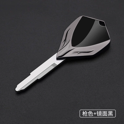 Motorcycle Key blank suitable for - gunmetal-mirror-black-cq-036