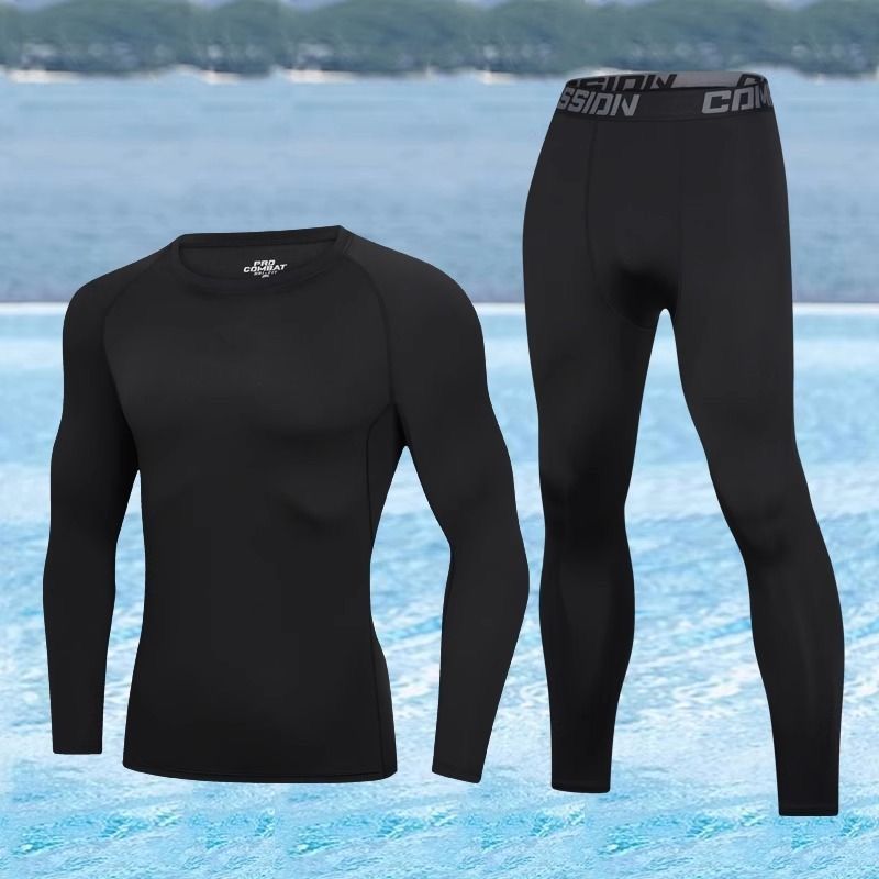 Swimsuit Suit Men's Full Body Sun Protection Long-Sleeved Long Pants Swimming Trunks Men's Swimming and Snorkeling Boys' Swimsuit Jellyfish Wetsuit
