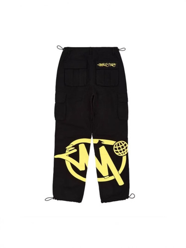 Chic brand versatile men's slim-fit stretch neutral pants, European and American printed street-style straight-leg drawstring pants, cross-border wholesale