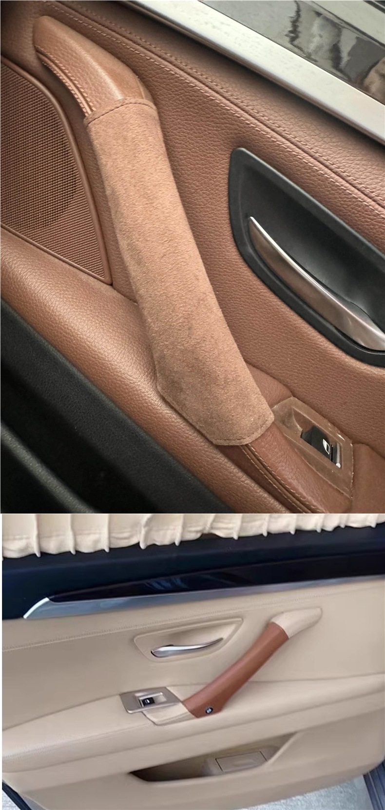 Suitable for Bmw 5 Series Handle Covers, X1X2X3X4X5X6 Door Handles, Armrests, 347 Series Car Door Interior Handle Modification