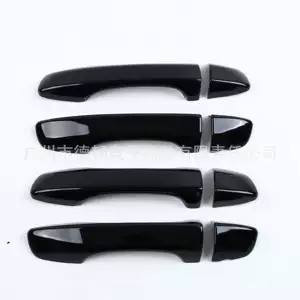 19-22 VW Jetta MK7 parlaq qara qulp stikerləri, karbon lifli örtük