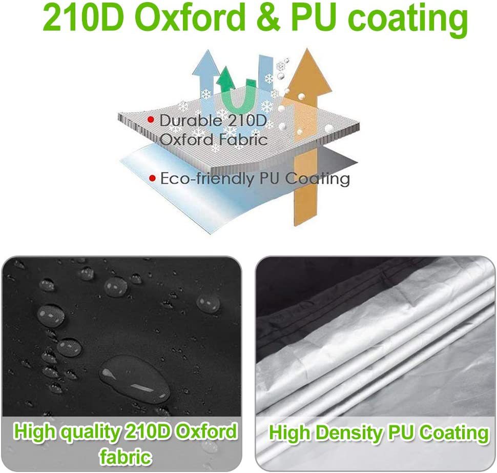 Cross-Border 210D Oxford Cloth/190T Polyester Motorcycle Cover Motorcycle Cover Garment Motorcycle Cover Protective Cover
