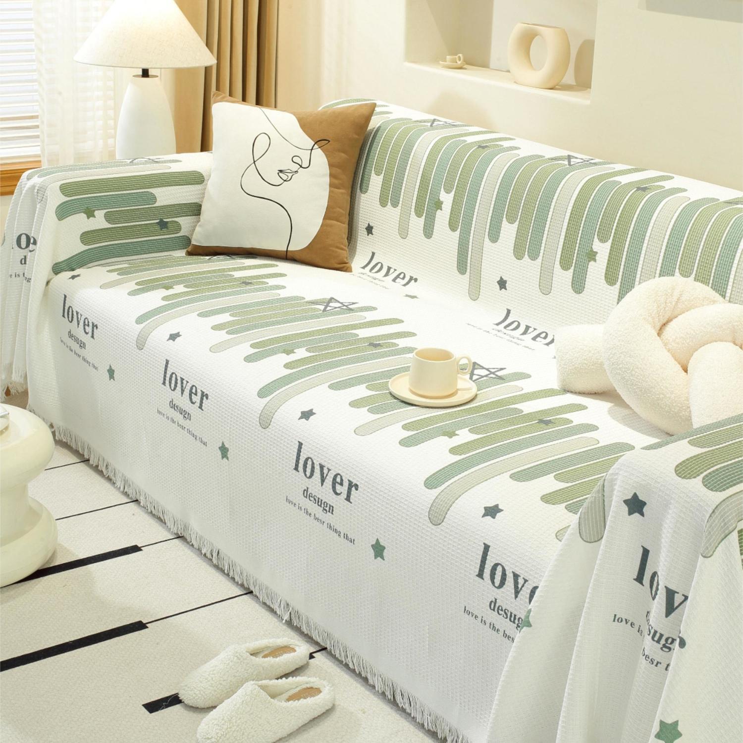 Universal Sofa Towel Dust-proof Full Cover to Cover Ugliness One-piece Rental House Sofa Cover Sofa Cushion Non-slip Four Seasons Universal