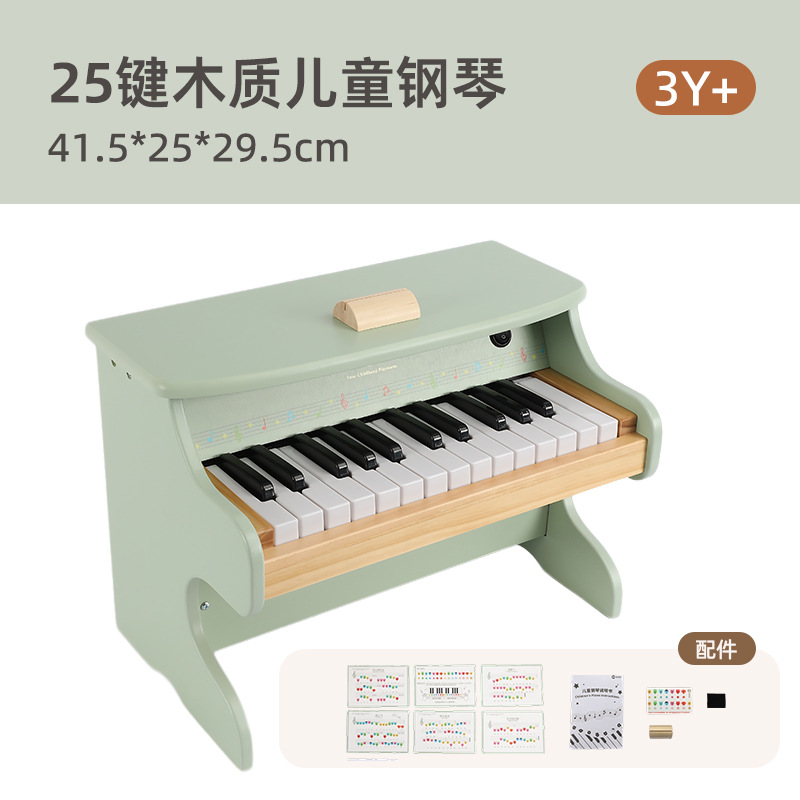 Juguetes de madera de piano para niños Regalos para bebés y niñas