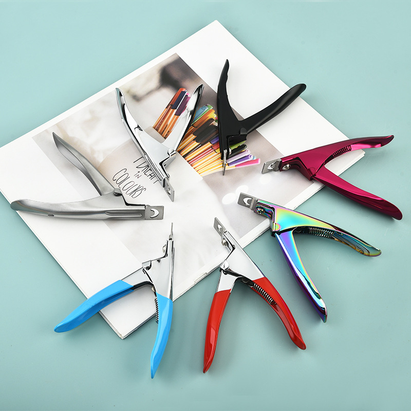 Manufacturers nail scissors U-shaped nail scissors nail tools French flat diy fake nail piece extension trimming scissors Manufacturers nail scissors U-shaped nail scissors nail tools French flat diy fake nail piece extension trimming scissors