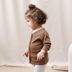 Boys' coat spring and autumn baby top spring baby open jacket spring items children's clothing new girls' spring clothing