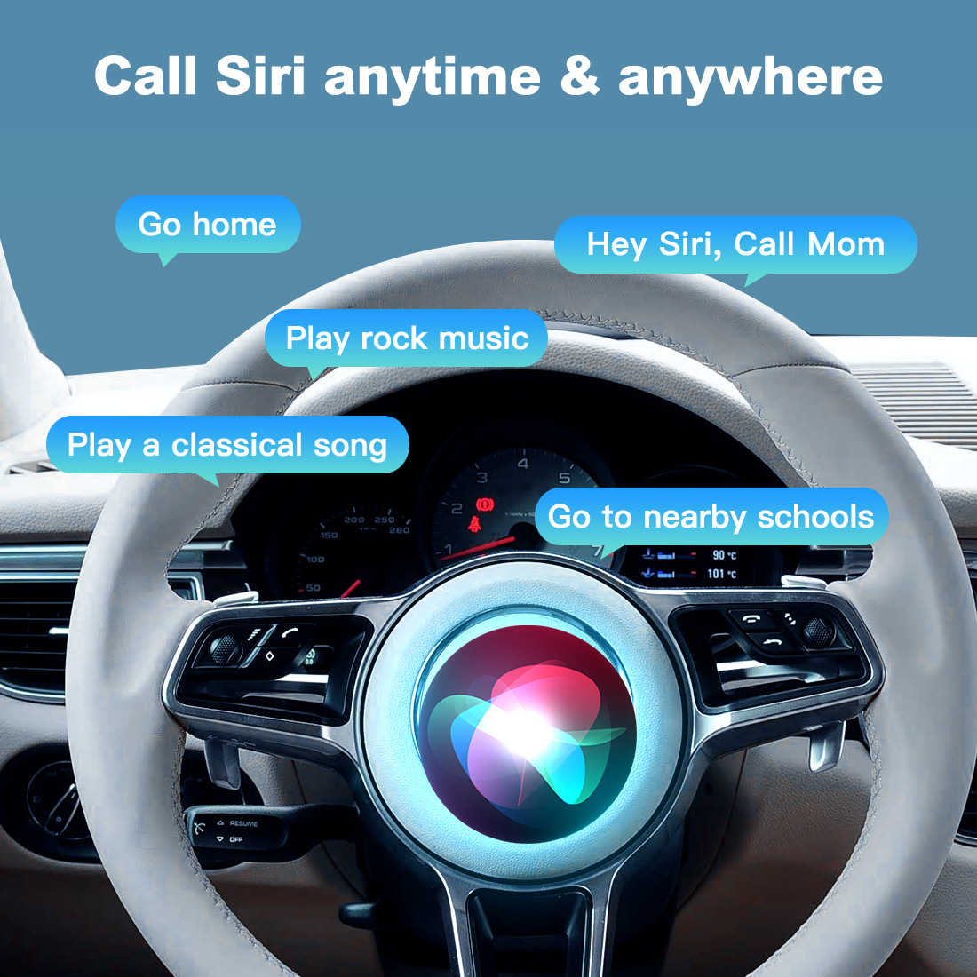 Suitable for Installing Wireless Carplay Decoder Pcm3.0/3.1/4.0/Cdr3.1 Module on Original Porsche Vehicles