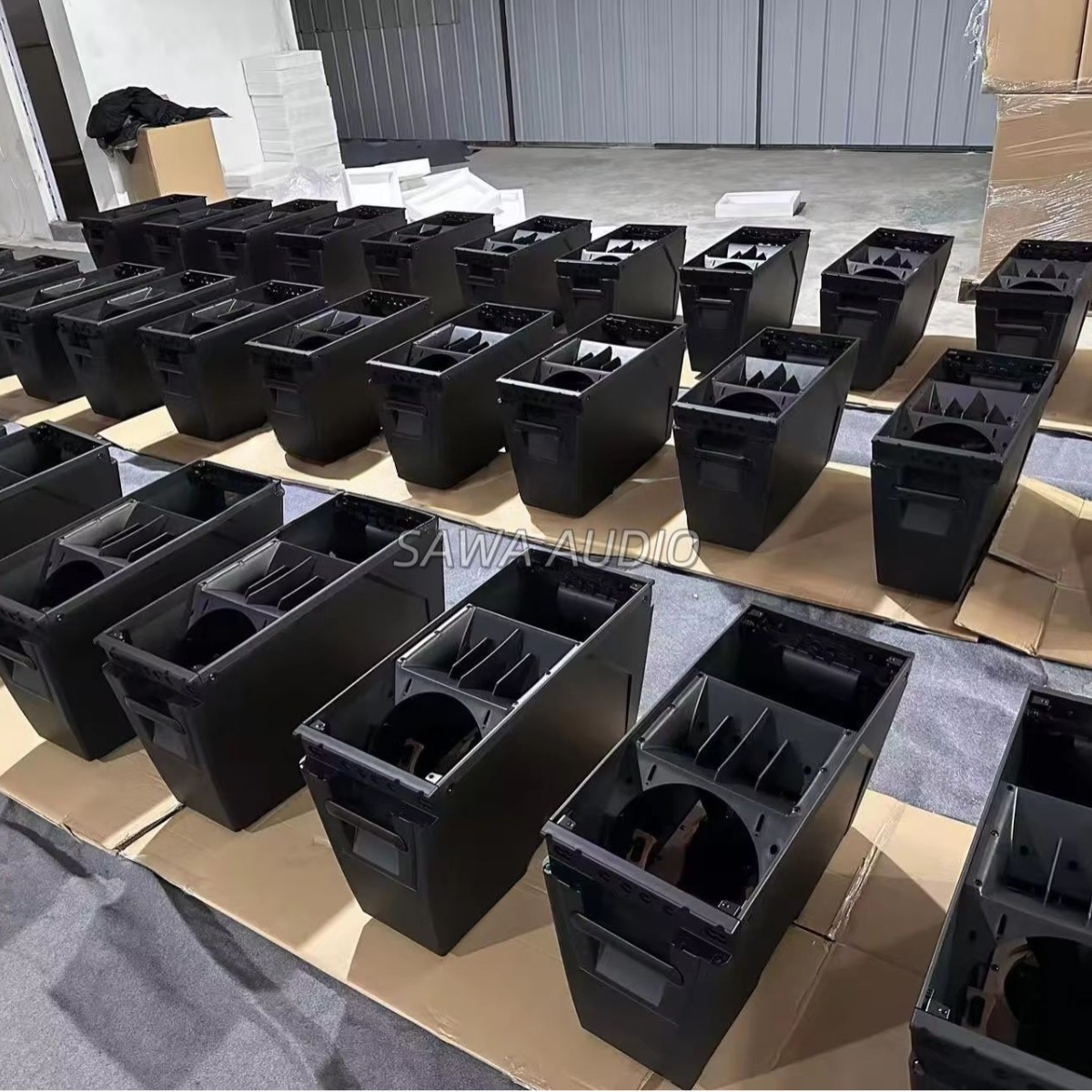 Doble 10 pulgadas 20A 30A dos canales escenario al aire libre equipo de sistema de sonido de matriz lineal profesional altavoz de alta potencia