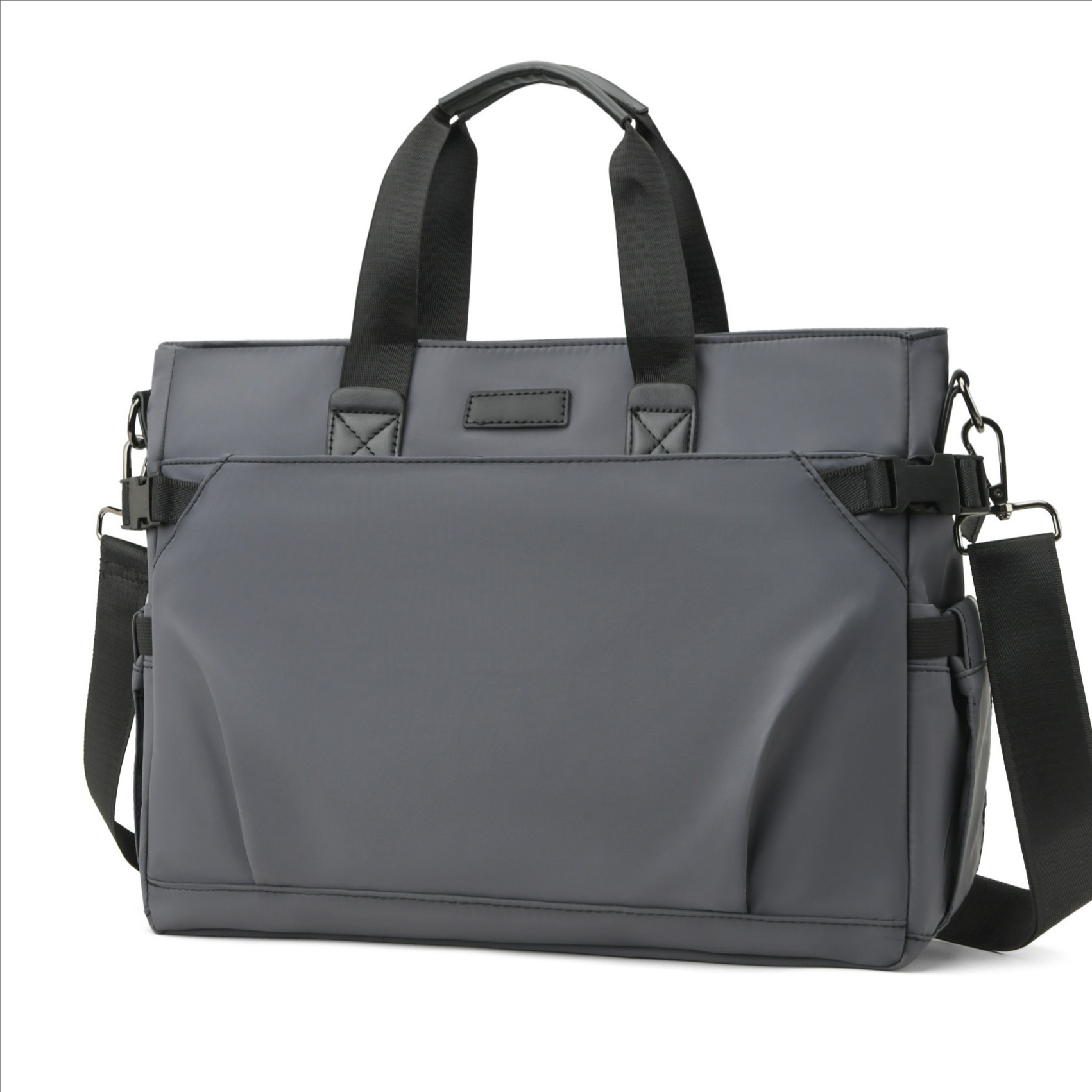 Cross-border Fashion Men's Briefcase Casual Canvas Handbag Water-repellent Computer Business Travel File Bag Wholesale