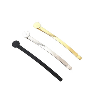 Medium gold clip White K Ribbon holder clip black side clip environmental protection DIY jewelry accessories wholesale