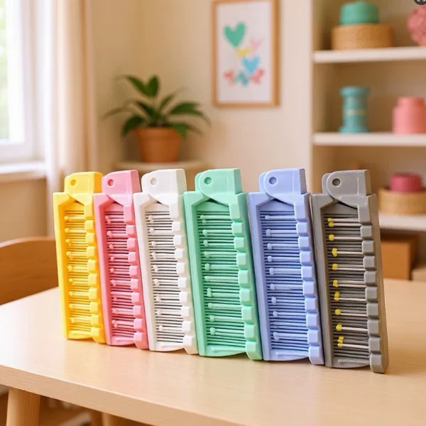 Directly Supplied from the Manufacturer, Portable Folding Dual-Purpose Comb for Hotels and Guesthouses, Double-Sided Comb, Macaron Comb