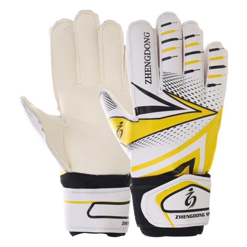 Zhengdong Football Goalkeeper Gloves Latex Non-Slip Finger Guards Middle School Students Adult Football Goalkeeper Gloves