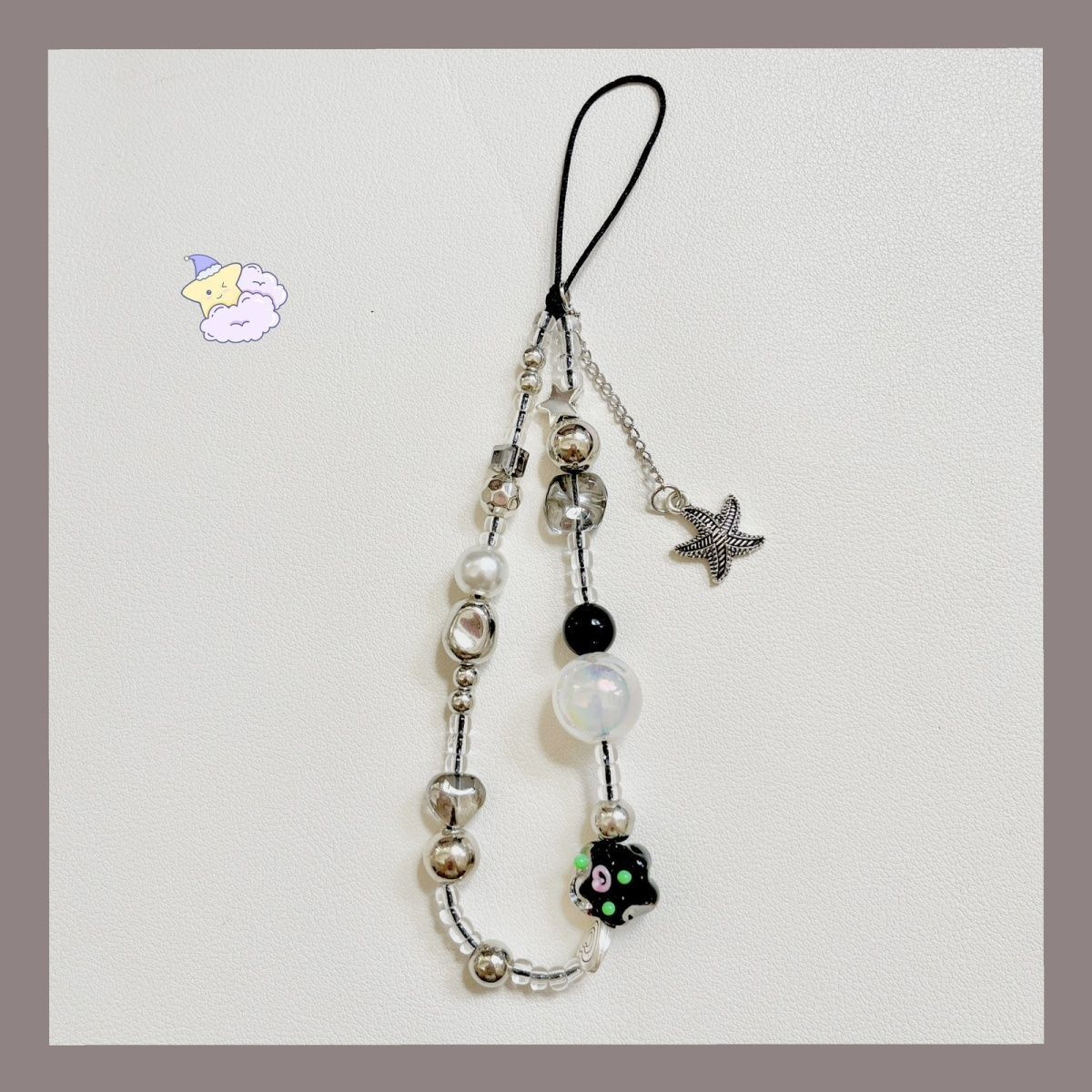 Coreano ins flores dulces y frías pulseras irregulares DIY para todos los casos de teléfonos móviles colgante de corazón de niña colgante