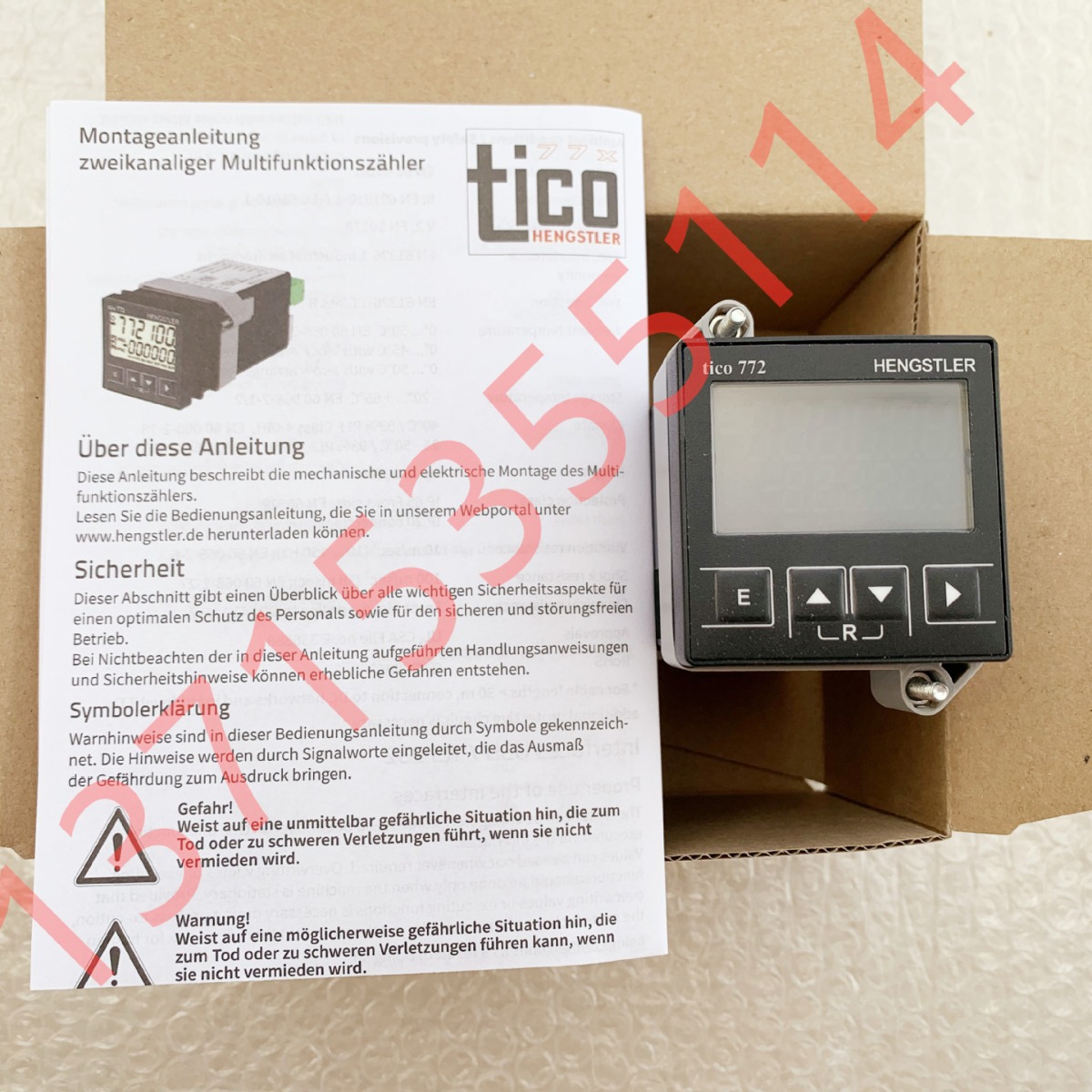 tico 772 0772442 计数器HENGSTLER亨乐士0 772 442 tico772