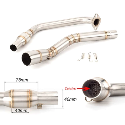 Motorcycle modified exhaust pipe front Motorcycle exhaust pipe