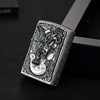 Zoro Z91294A refined retro tie, ancient silver, ancient silver stickers, brass kemon, oil and windproof lighter wholesale