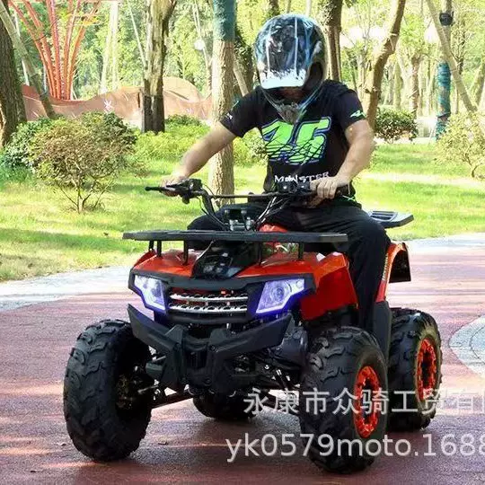 ATV四轮越野场地沙滩车卡丁车山地全能125cc成人儿童款厂家小战神