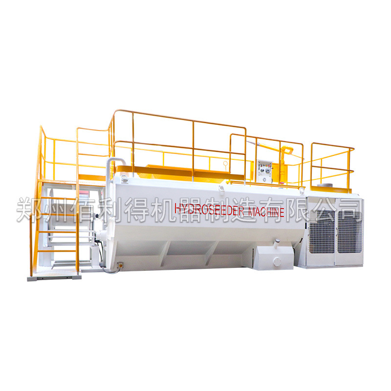 厂家销售边坡绿化客土喷播机 8立方罐体大流量草籽喷播机佰利得