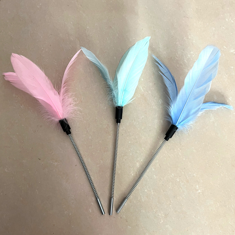 공장 직영 새 깃털 고양이 스틱 물림 방지 봄 깃털 고양이 장난감 고양이 용품 셀프 하이 아티팩트