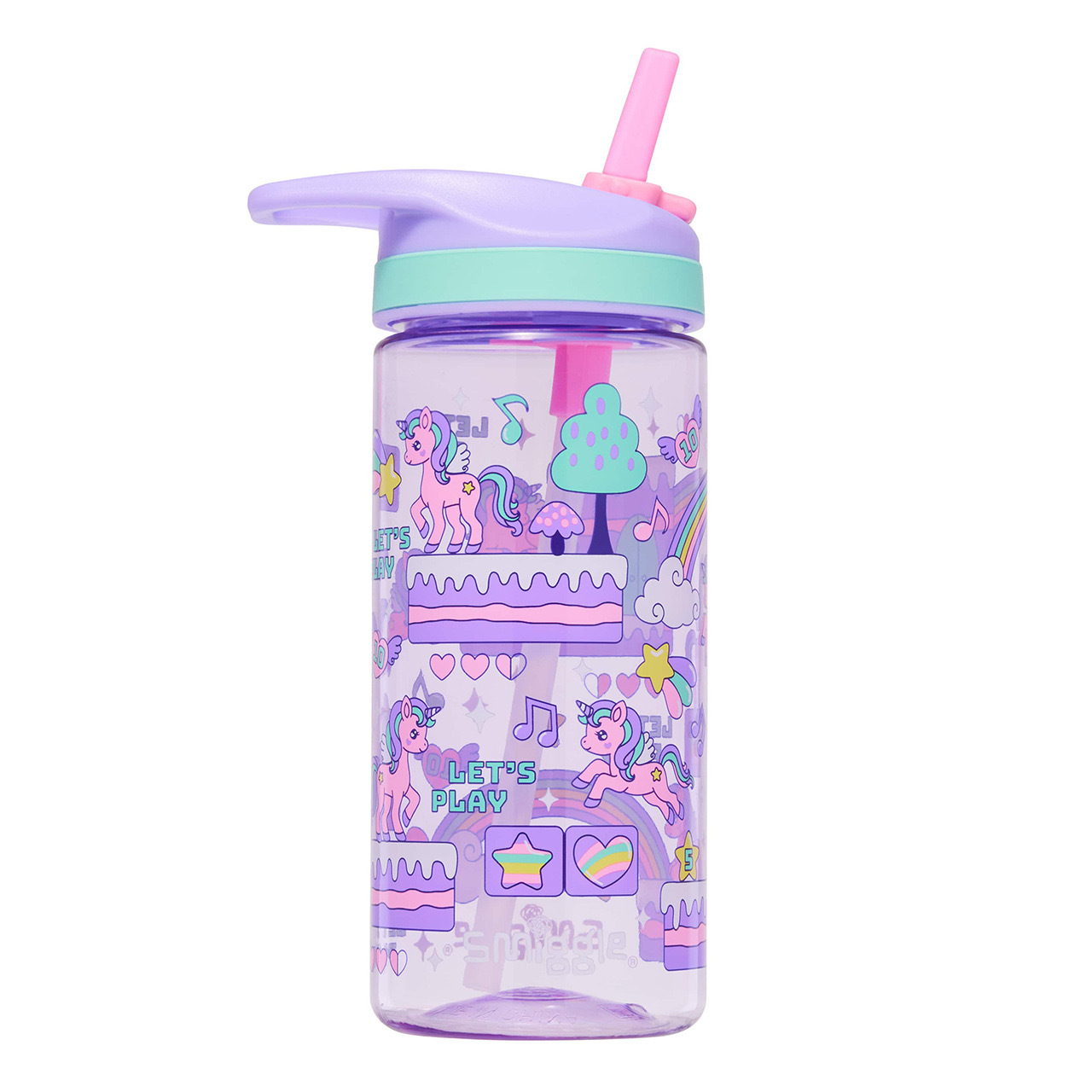 Australia smuggle taza de agua para niños estudiantes lindos tazas de plástico portátiles jarro de agua taza de paja 440ml taza de regalo