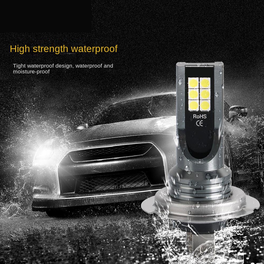 Car Led Anti-Fog Light Modification H1H3H4H7H11H8 Car Lights Low Beam High Beam Xenon H8/H11 Super Bright