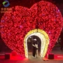 造型爱心形婚礼公园拱门