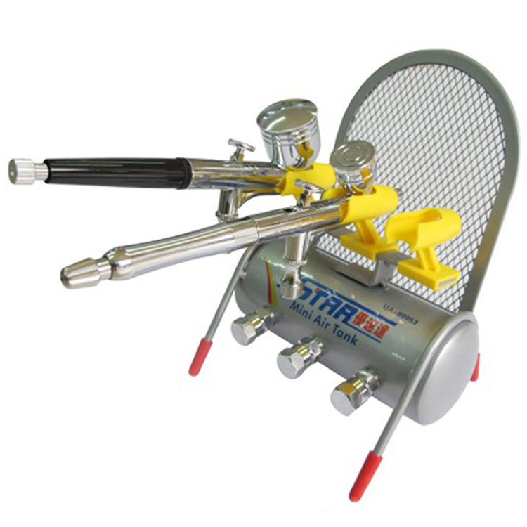 U-Star 优速达 UA-90053 迷你储气罐喷笔架 气泵气缸喷笔架组合