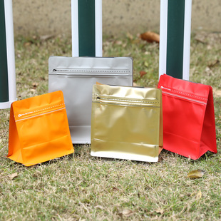 Tea Packaging Bag Eight-Side Seal Tea Coffee Bag Food Seal Bag Packaging Custom Black Tea Green Tea White Tea Dragon Ball