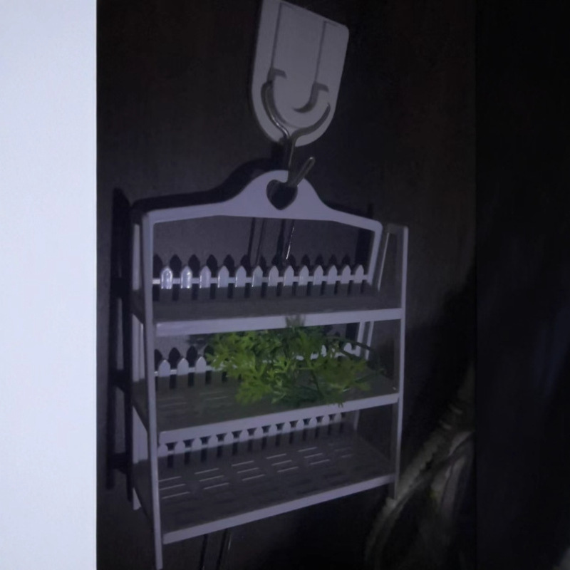 微缩娃娃屋迷你小花架书架酒架塑料超市模型货架过家家玩具小摆件|undefined