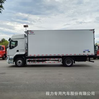 豆制品奶制品保鲜车  柳汽冷藏车 隔热性好  长途冷冻运输车