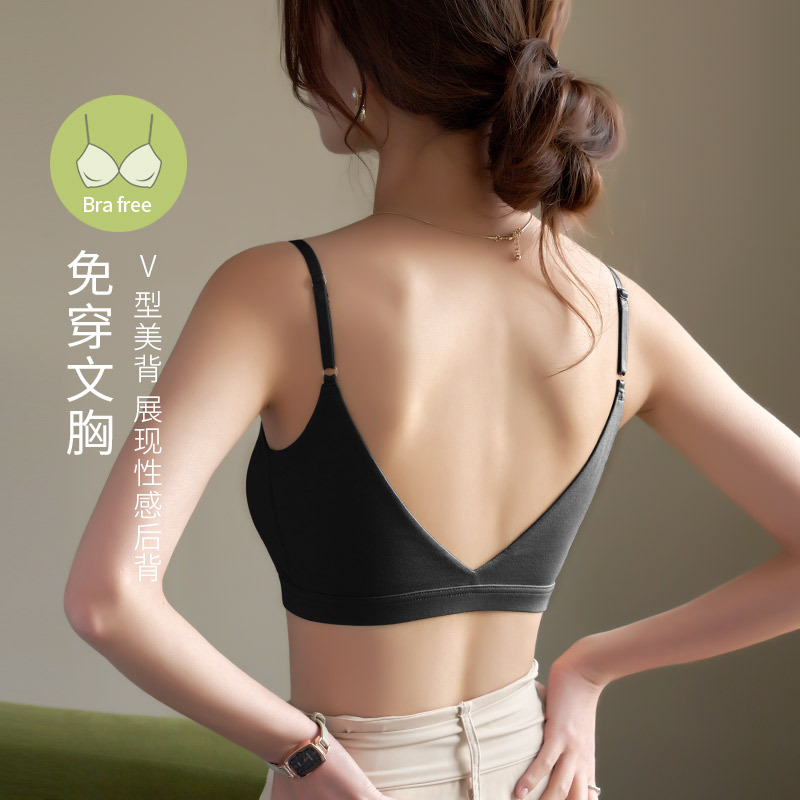 Big U Beauty Back Bra Sling 2022 Internet Popular Underwear Anti-running Light Vest Women's Breast Wrapping Tube Top Summer Thin Style
