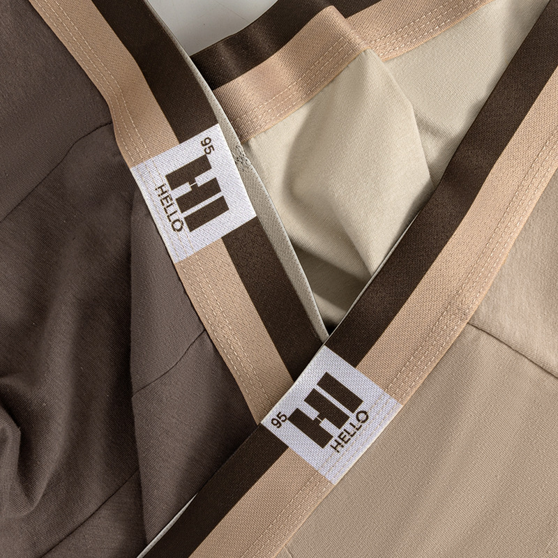 Fábrica directa para hombres al por mayor algodón antibacteriano respirable hombre pantalones cortos de esquina de cuatro esquina de hombre calzoncillos de calzoncillos