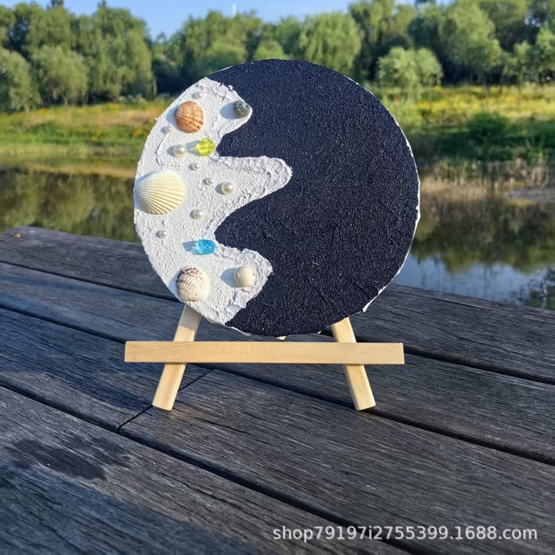 ビーチヒトデシェル DIY テクスチャ絵画材料パッケージ手貼り付け学生チームビルディングウォームアップ活動装飾画|undefined