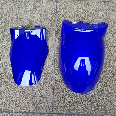 Little Sheep, Yadi electric vehicle accessories, Motorcycle Fender - transparent-blue-small-turtle-king-front-mudguard-comes-with-installation-screws