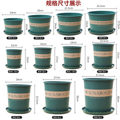 厚いプラスチック植木鉢ベランダ緑羅鉢植えいちご月季植木鉢卸売り特大植木鉢樹脂ガロン盆
