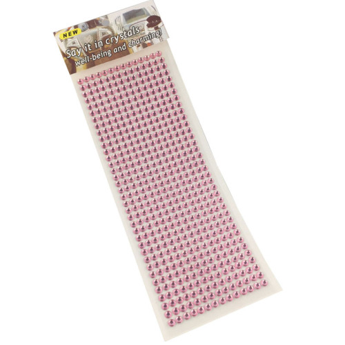 504 Pieces 6MM Acrylic Crystal Adhesive Strips for Car Phone Stationery Photo Frame Decoration DIY