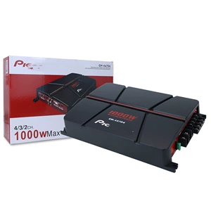 Piongm6704 dörd yollu yüksək güclü 12V avtomobil gücləndiricisi