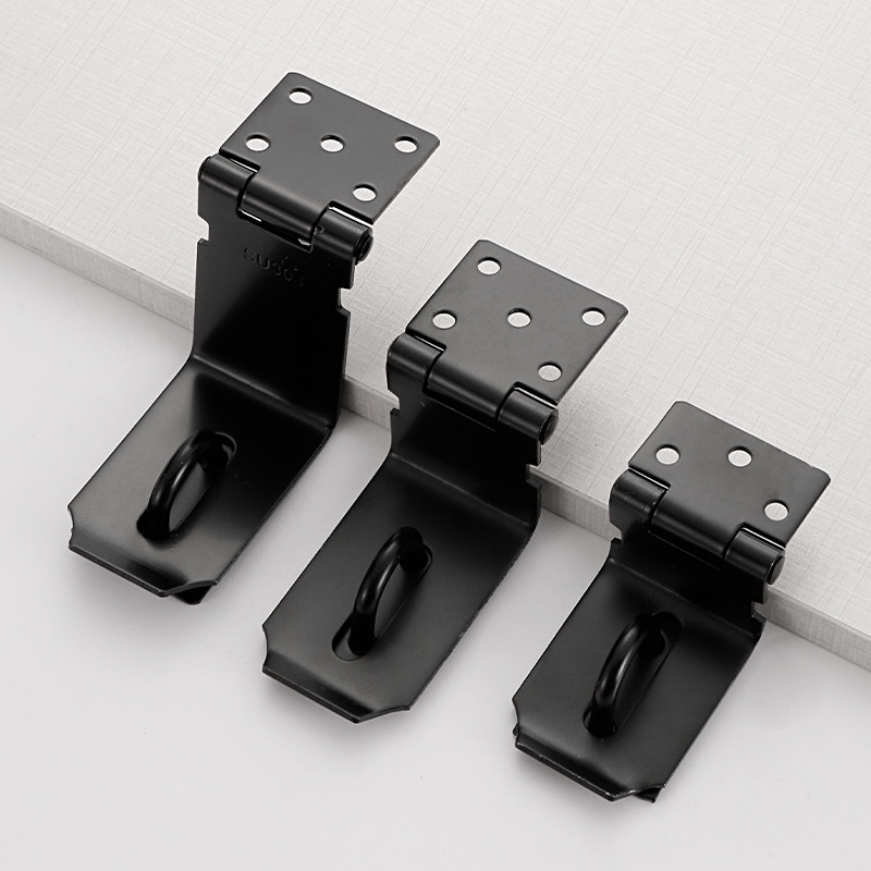 防盜門扣不鏽鋼加厚門櫃抽屜鎖牌衣櫃辦公桌明裝保險鎖扣多種規格