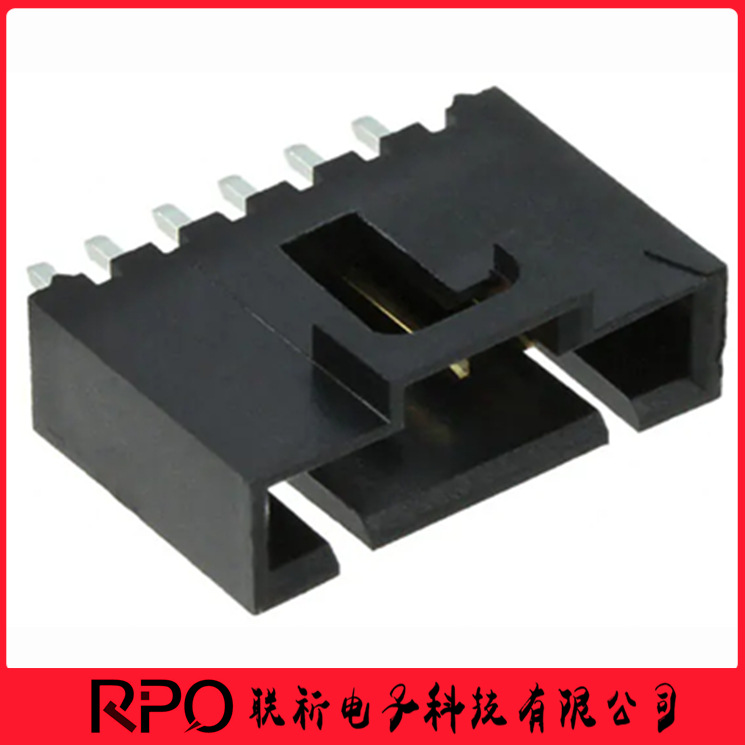 0705430005 70543-0005 705430005 2.54mm间距 6pin 针座 连接器