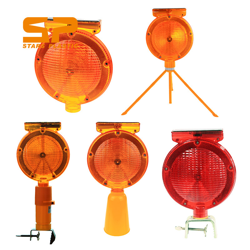 厂家供应太阳能路障警示灯 交通警示灯 太阳能路障灯 高亮警示灯